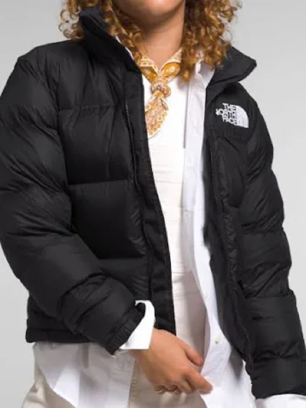 The North Face Black Quilted Down Jacket
